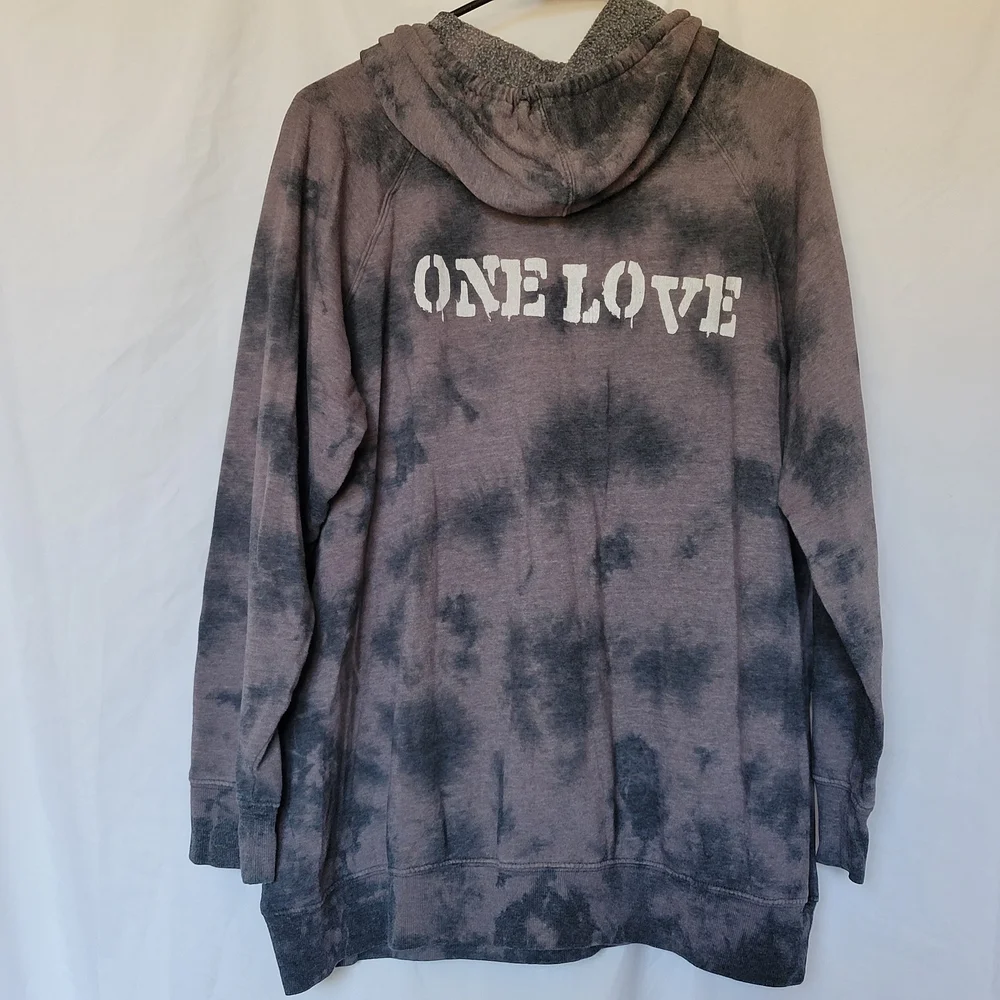Zion Rootswear Marley Tie-Dye Hoodie - Black and Multicolor - Picture 3 of 3